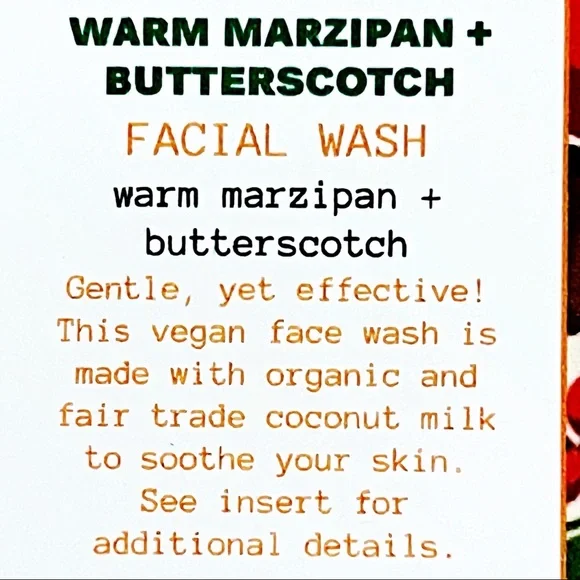 🆕 Ahhh Sugar Sugar Coconut Milk Facial Wash Face Wash Marzipan Butterscotch - Picture 2 of 3